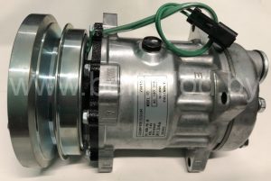Компрессор кондиционера Sanden 7Н15 (аналог), 1A, 24V, R134a, U4604 фото
